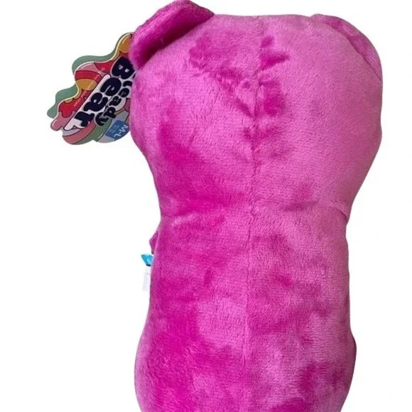 Bark 420 dog Chew toy Pink Heady teddy bear crinkle squeaker Plush Gift New - Picture 7 of 9